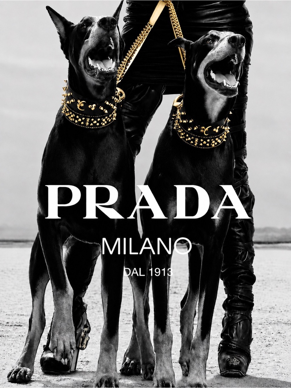 Designer Dobermans™ | Pick 5 Luxury Fashion Dog Wall Art Prints | 8x10 Chanel LV - Picture 10 of 16